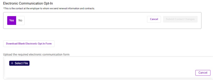 Opt in electronic communication Image of opt in for electronic communication